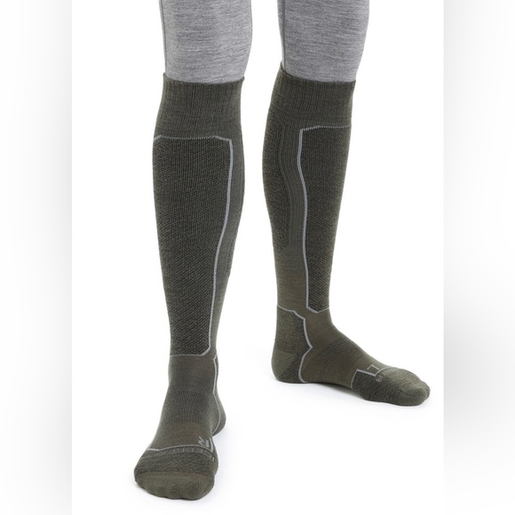 Icebreaker Men’s Merino Ski + Light Over The Calf Socks - Picture 1 of 12
